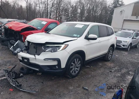 2019 Honda Pilot Ex-L из США, поврежденный, VIN 5FNYF6H48KB042299